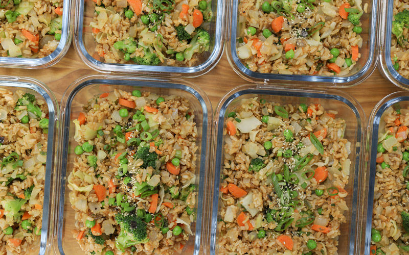 Extra veggie unfried rice